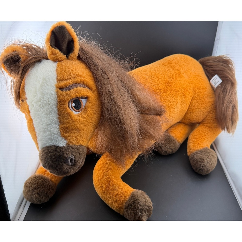DreamWorks Spirit Untamed Plush Horse: Stuffed Animal, Orange Brown, 2021